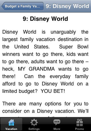 How to Budget a Family Vacation screenshot 3