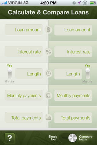Calculate & Compare Loans screenshot 3