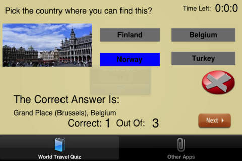 World Travel Quiz screenshot 2