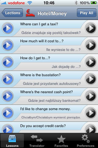iSayHello English - Polish screenshot 2