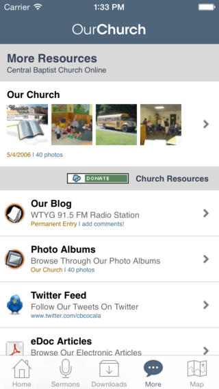 【免費書籍App】Central Baptist Church, Ocala-APP點子