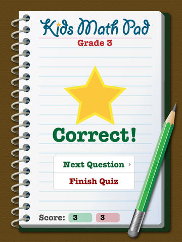 Kids Math Pad: Grade 3 screenshot 2