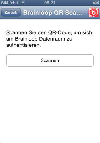 Brainloop QR Code Scanner screenshot 3