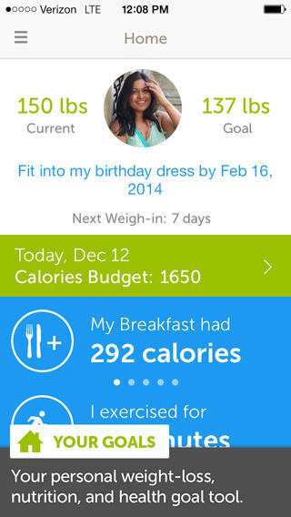 Calorie Counter Dining Out Food and Exercise Tracker