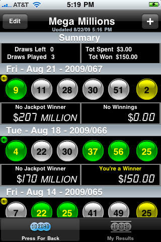 Lotto Keeper screenshot 2