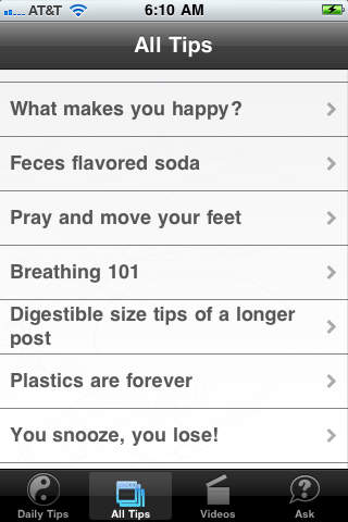 【免費健康App】Daily Tips for Holistic Health-APP點子