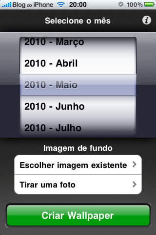 Wallpaper Calendário screenshot 2