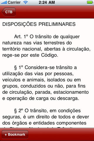 Captura de tela do iPhone 3