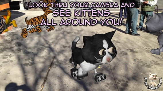 免費下載娛樂APP|Kitten Fingers! with Augmented Reality Kitty Cats! app開箱文|APP開箱王