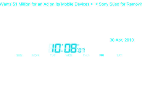 Clap Talking Clock for iPad screenshot 3