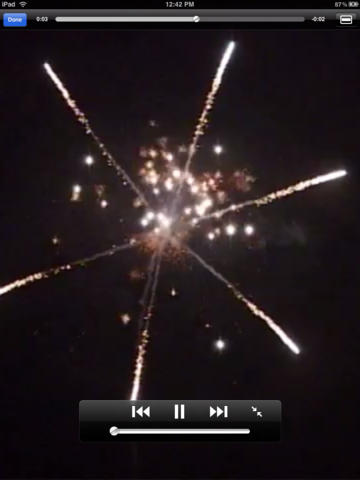 HD Fireworks - Rockets for iPad! screenshot 3