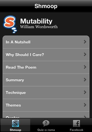 Mutability: Shmoop Poetry Guide