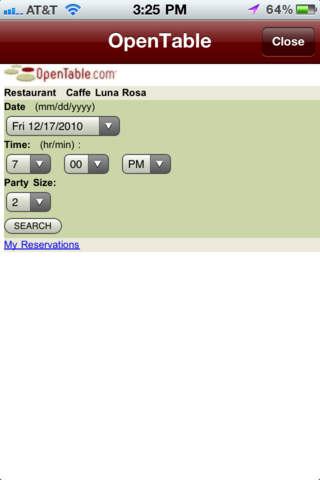 Caffe Luna Rosa screenshot 4