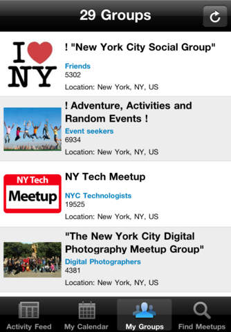 MeetupGroup screenshot 3