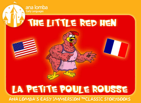 Ana Lomba – Anglais pour les enfants : La Poule Rousse Histoire Bilingue Anglais-Français