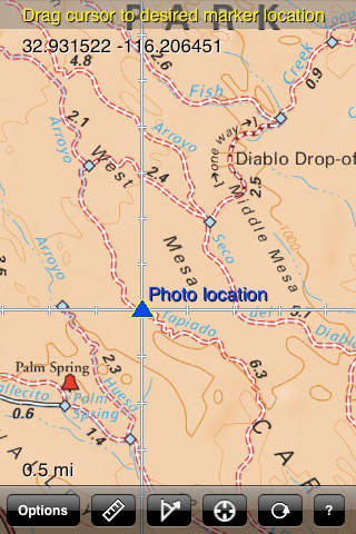 San Diego Backcountry Trail Map screenshot 2