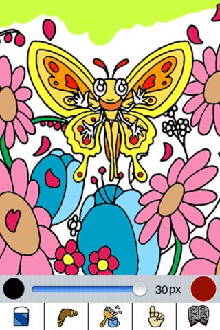 Insect Coloring Lite for iPhone screenshot 2