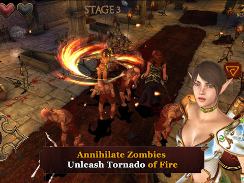 【免費遊戲App】Zombie Goddess - Fantasy Apocalypse Game Attack Fight Slash  Evil Slayer with Sword when Angry-APP點子