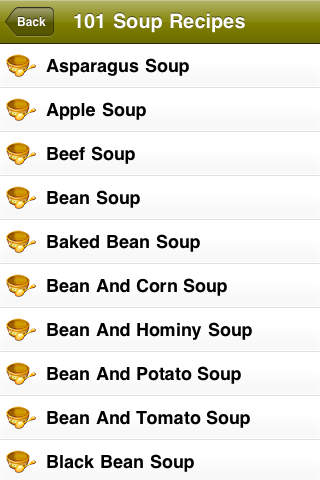 101 Soup Recipes screenshot 2
