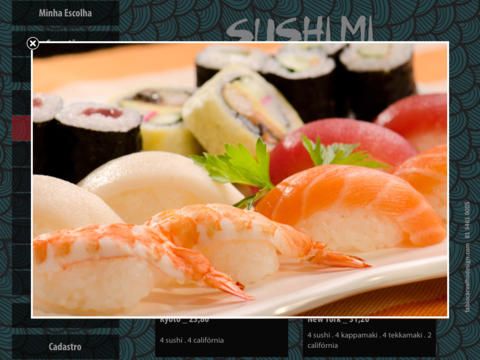 Cardápio SushiMi screenshot 3