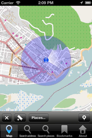 Map Central African Republic: City Navigator Maps screenshot 2