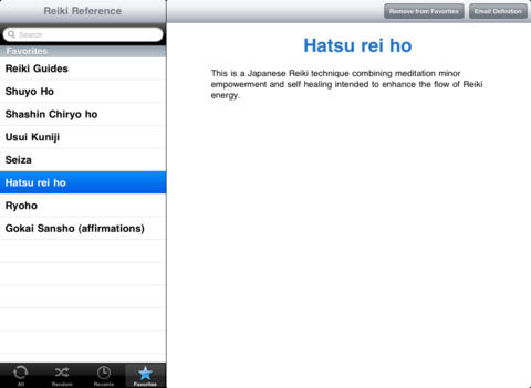 Reiki Reference for iPad screenshot 3