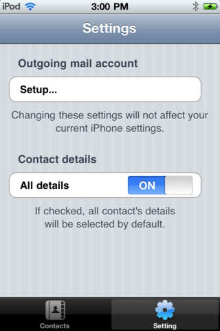 Send Contact Lite screenshot 3