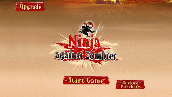 【免費遊戲App】Ninja Against Zombies - no man's land the Ninja tribes are fighting the undead invasion!-APP點子