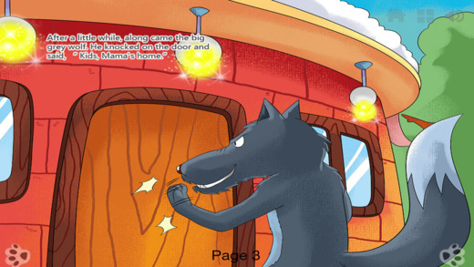 免費下載書籍APP|Wolf and the Seven Little Goats - bedtime fairy tale Interactive iBigToy app開箱文|APP開箱王