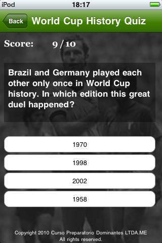 World Cup Quiz screenshot 4