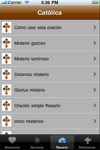 Captura de tela do iPhone 2