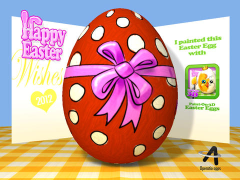 【免費教育App】Paint-On-3D Easter Eggs-APP點子