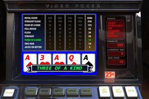 Jacks or Better Video Poker - Pro Series App (a LasVegas Casino Slot Machine Game for the iPhone iPad and iPodTouch) screenshot 3