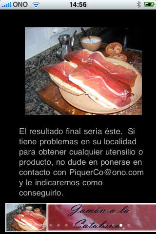 Captura de pantalla del iPhone 3