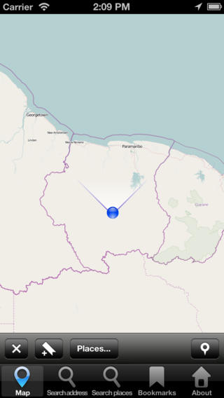 Offline Map Suriname: City Navigator Maps