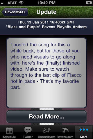 RavensApp - Baltimore Ravens screenshot 4