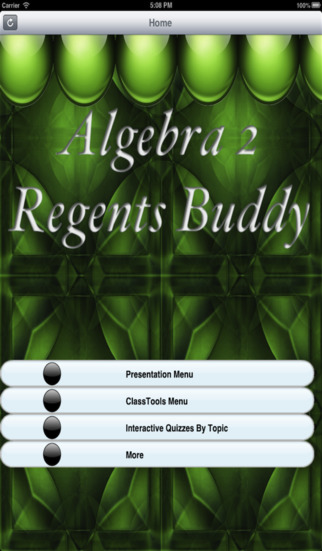 Algebra 2 Regents Buddy
