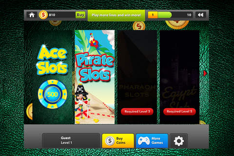 777 Ace High Slots - Free Slot Game with New Vegas Slots and Bonus Reels! screenshot 3