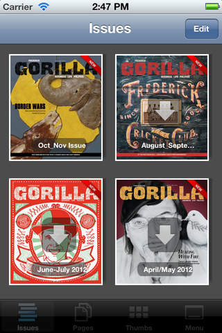 Frederick Gorilla magazine screenshot 2