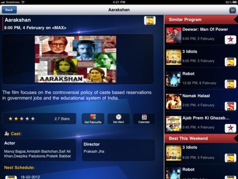 免費下載娛樂APP|WHAT'S-ON-INDIA : TV Guide App for iPad app開箱文|APP開箱王