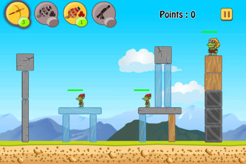 Troll Blaster LITE - Physics Strategy and Puzzle Action Game screenshot 2