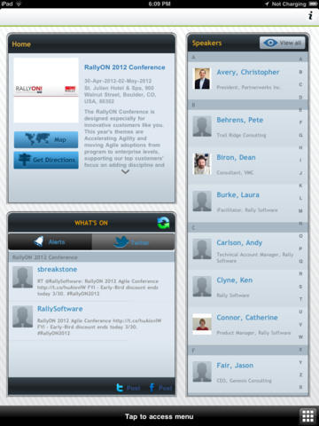 RallyOn 2012 for iPad screenshot 2