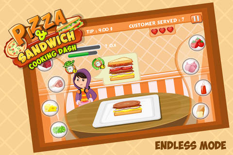 Pizza & Sandwich Cooking Dash Pro screenshot 2