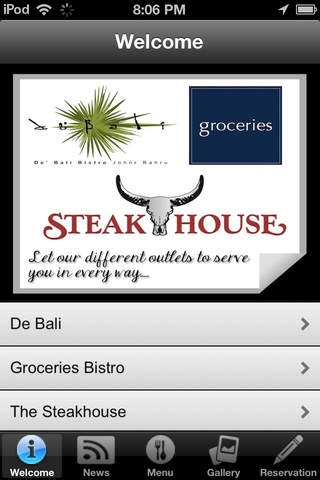 Debali Groceries Bistro Steakhouse App screenshot 3