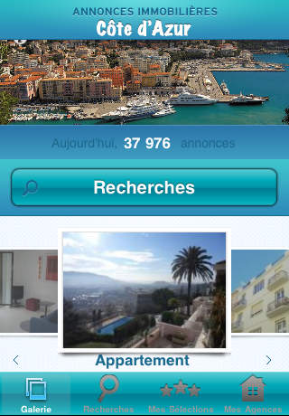 Annonces – Immobilières Côte d'Azur : Achat,  vente et Location immobiliers Côte d'Azur screenshot 2