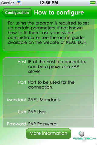 REALTECH SAP OpenItems screenshot 2