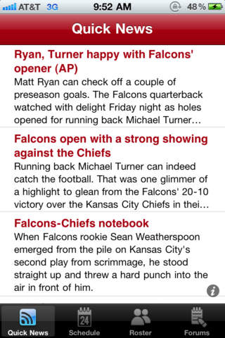 Atlanta Falcons 2010 News and Rumors