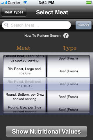 iNutrition ~ Fruits, Meat, Seafood, Soup and Vegetables screenshot 4