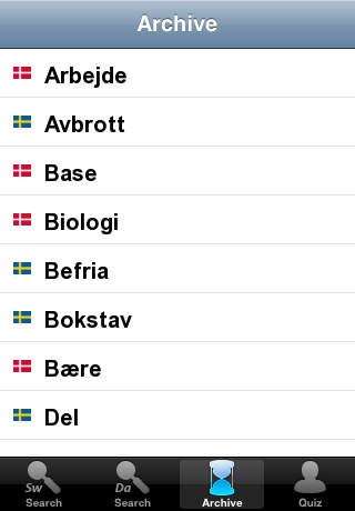 【免費教育App】YourWords Swedish Danish Swedish travel and learning dictionary-APP點子