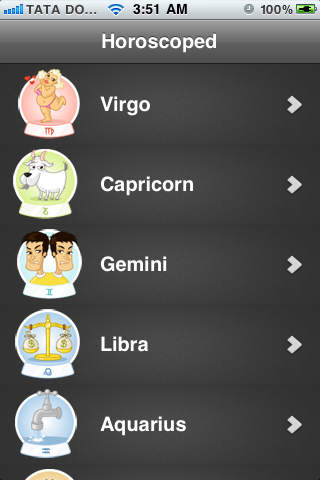 Horoscope Lite screenshot 3
